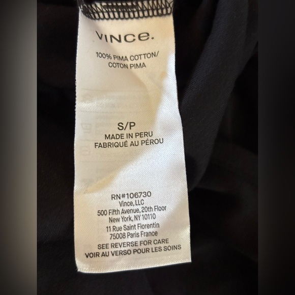 Vince Square Neck Midi Dress Women's Side Slits Sleeveless Black Size Small - Picture 6 of 6